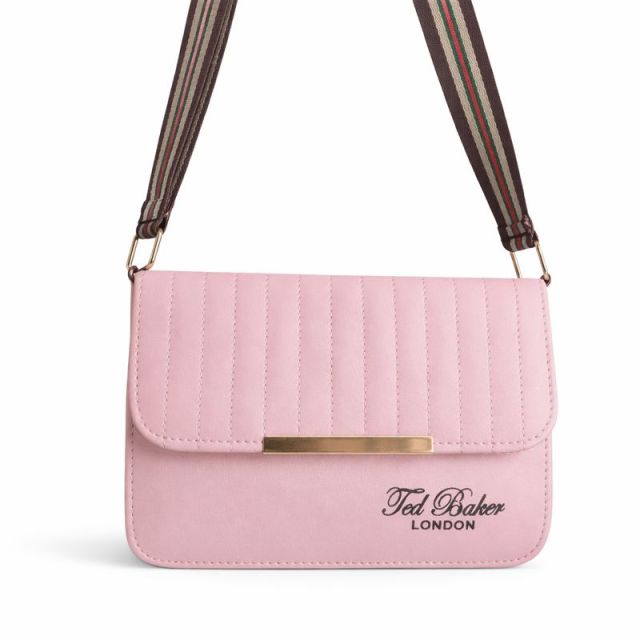 Stylish Pink Flap Crossbody Sling Bag for Women