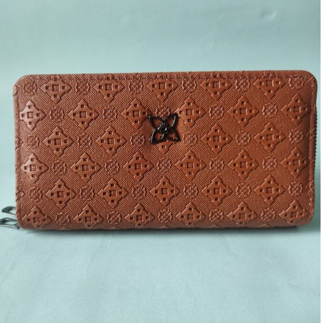 Designer Textured Zip Wallet for Women
