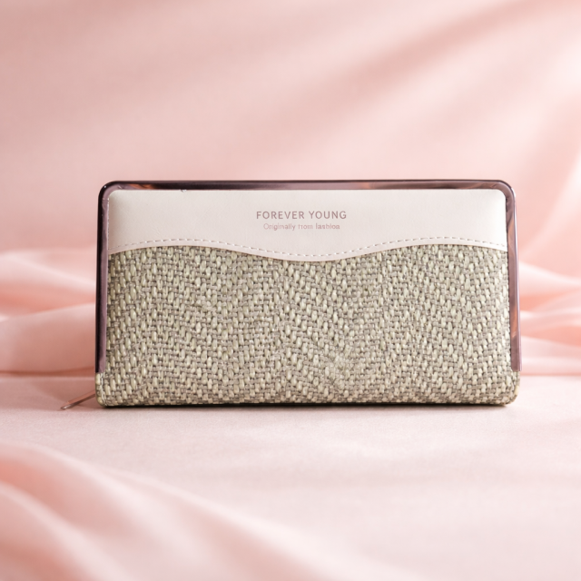 Forever Young Premium Textured Zip Around Women’s Wallet Clutch